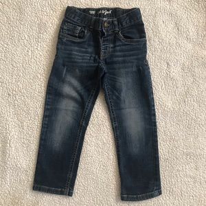 3/$15 Cat & Jack distressed straight leg jeans